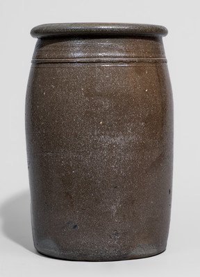 Scarce Ashland, KY Stoneware Advertising Jar, Western PA origin, c1880