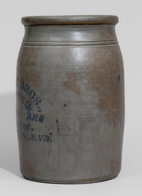 Huntington, WV Stoneware Advertising Jar, c1880