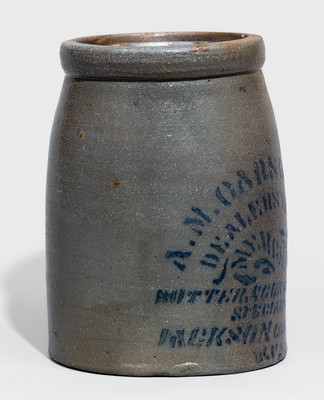 Jackson Courthouse, West Virginia Advertising Stoneware Canning Jar