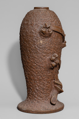 Rare Evans Pottery, Dexter, Missouri Presentation Vase: "Warren Johnston / From Doc Bailiff / 1929"