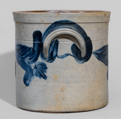Attrib. Thomas Haig, Jr., Philadelphia, PA Stoneware Crock Inscribed "R.B. Co"