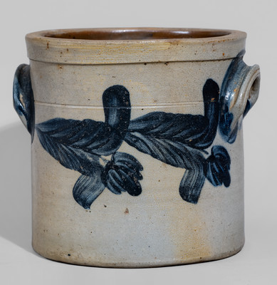 Attrib. Thomas Haig, Jr., Philadelphia, PA Stoneware Crock Inscribed "R.B. Co"