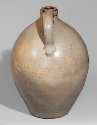 Two-Gallon T. CRAFTS & CO / WHATELY, Mass. Stoneware Jug, c1833-48