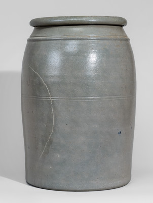 Fine Two-Gallon Western Pennsylvania Stoneware Jar w/ Elaborate Freehand Cobalt Decoration