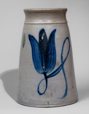 Fine attrib. Henry Atchison, New Geneva, PA Stoneware Canning Jar, c1860