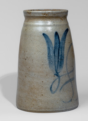 Attrib. Henry Atchison, New Geneva, PA Stoneware Canning Jar, c1860