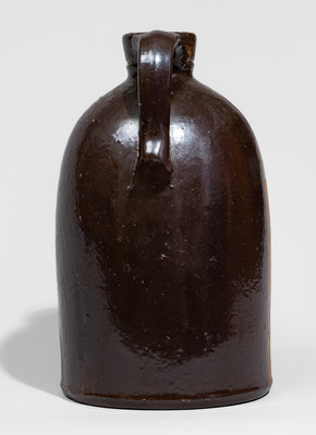 Rare Tanware Jug with Manor Station, Pennsylvania Advertising