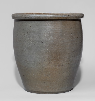 Small-Sized Western PA Cobalt-Decorated Stoneware Jar, c1875