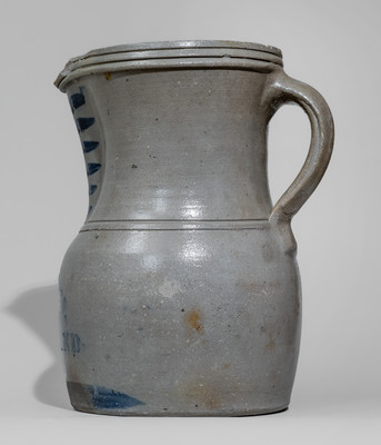 Very Rare C.F. HETZEL & CO. / CUMBERLAND, MD Stoneware Pitcher