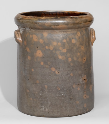 Five-Gallon Anna Pottery Cobalt-Decorated Stoneware Crock, Wallace and Cornwall Kirkpatrick, Illinois