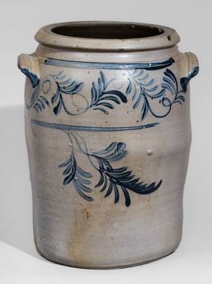 Three-Gallon attrib. David Greenland Thompson, Morgantown, WV Stoneware Jar