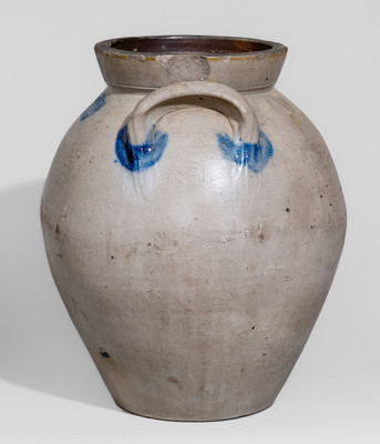 I.M. MEAD / PORTAGE Co. / OHIO Three-Gallon Cobalt-Decorated Stoneware Jar