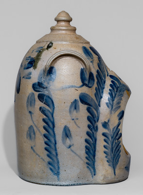 Very Fine attrib. Richard C. Remmey, Philadelphia, PA Two-Gallon Stoneware Chicken Waterer