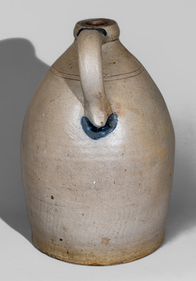 Two-Gallon COWDEN & WILCOX / HARRISBURG, PA Stoneware Jug, c1865