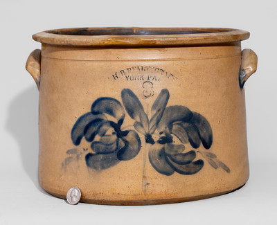 Rare Three-Gallon H B. PFALTZGRAFF / YORK, PA Stoneware Cake Crock