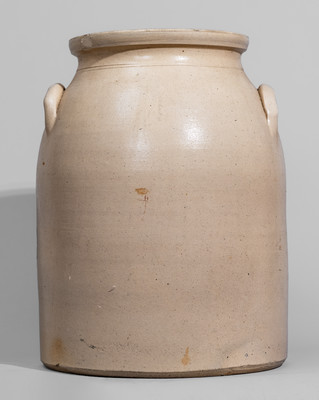 Historically Significant "John Brown / a Old Vet" Stoneware Jar by New York Stoneware Co.
