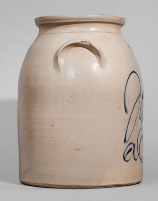 Historically Significant "John Brown / a Old Vet" Stoneware Jar by New York Stoneware Co.