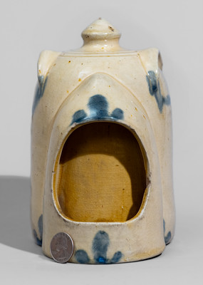 Fine attrib. Thomas Haig, Jr., Philadelphia, PA Stoneware Chicken Waterer