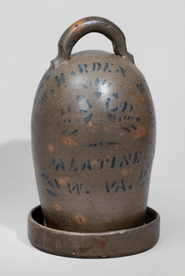 Extremely Rare HARDEN / PALATINE W. VA Stoneware Chicken Waterer