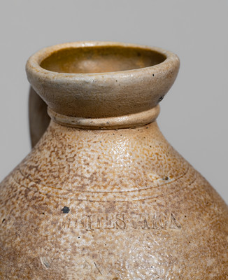 Very Rare WHITES UTICA, New York Salt-Glazed Stoneware Chicken Waterer