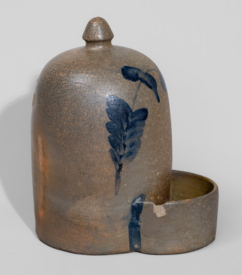 Very Rare Stoneware Chicken Waterer attrib. Ralph J. Grier, East Nottingham Township, Chester County, PA