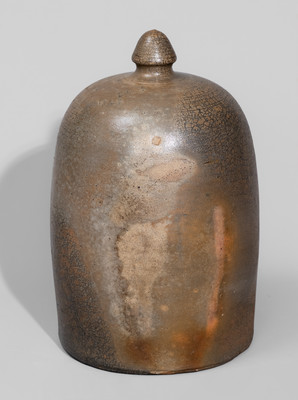 Very Rare Stoneware Chicken Waterer attrib. Ralph J. Grier, East Nottingham Township, Chester County, PA