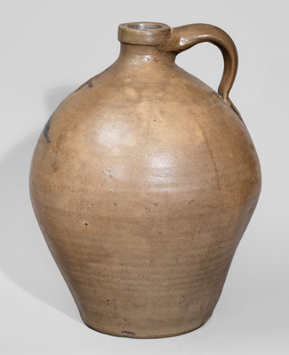 Three-Gallon E S FOX ATHENS, New York Stoneware Bird Jug