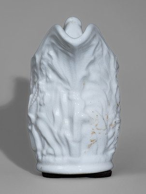 Rare Small-Sized Molded Porcelain Corn Pitcher, probably Southern Porcelain Company, Kaolin, SC