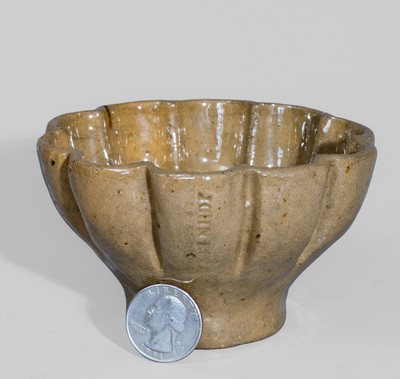 JOHN BELL (Waynesboro, Pennsylvania) Redware Pudding Mold, c1840-80