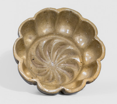 JOHN BELL (Waynesboro, Pennsylvania) Redware Pudding Mold, c1840-80