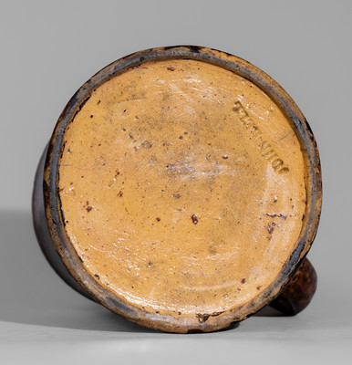 JOHN BELL (Waynesboro, Pennsylvania) Redware Pudding Mold