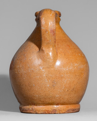 Fine Small-Sized Galena, Illinois Redware Jug, second half 19th century