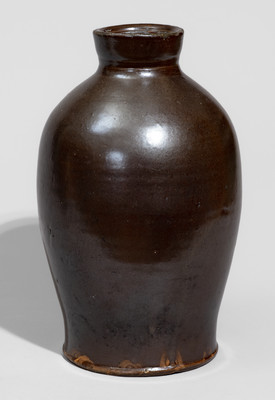 Rare LEITZINGER / CLEARFIELD, PA Albany-Slip-Glazed Stoneware Canning Jar