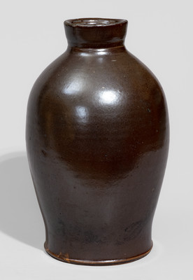 Rare LEITZINGER / CLEARFIELD, PA Albany-Slip-Glazed Stoneware Canning Jar