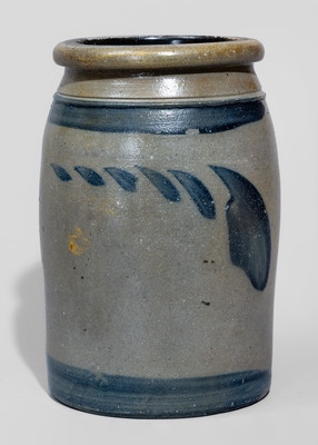 Western Pennsylvania Cobalt-Decorated Stoneware Jar, c1880