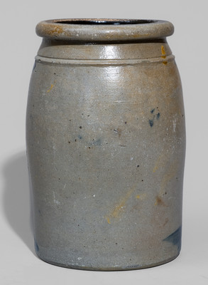 Western Pennsylvania Cobalt-Decorated Stoneware Jar, c1880