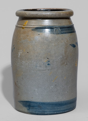 Western Pennsylvania Cobalt-Decorated Stoneware Jar, c1880