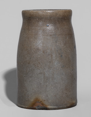 Western Pennsylvania Stoneware Canning Jar w/ Stripe Decoration