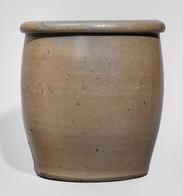 JAS. HAMILTON / & CO. / GREENSBORO / PA Cobalt-Decorated Stoneware Jar, c1875