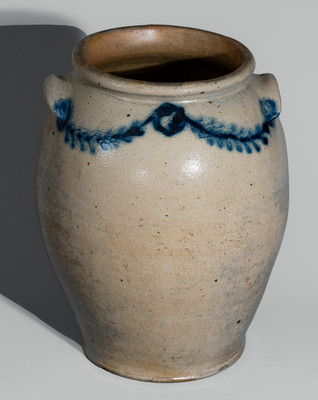 Stoneware Jar attrib. William Morgan, possibly w/ Thomas Amoss, Baltimore, MD, c1820