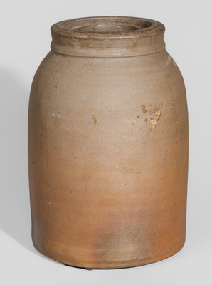 Rare S.C MILBURN / SDS, Alexandria, VA Stoneware Wax Sealer, c1860