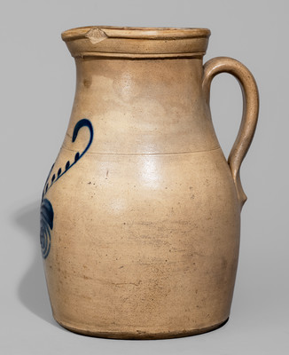 Two-Gallon S.L. PEWTRESS & CO / NEW HAVEN CONN Stoneware Pitcher