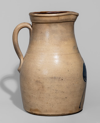 Two-Gallon S.L. PEWTRESS & CO / NEW HAVEN CONN Stoneware Pitcher