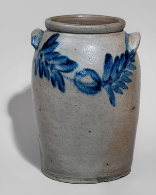 Two-Gallon H. MYERS (Henry Remmey Sr. or Jr., Baltimore) Stoneware Jar, c1825