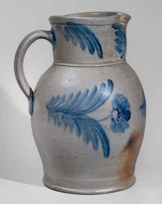 Two-Gallon Baltimore Stoneware Pitcher, c1850