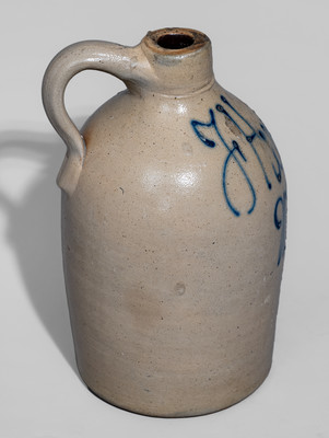 Wilkes-Barre, PA Advertising Jug, attrib. James Ryan, Pittston, PA