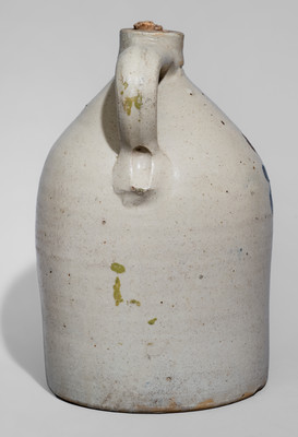 Elizabeth, NJ Stoneware Advertising Jug attrib. Fulper Pottery, Flemington