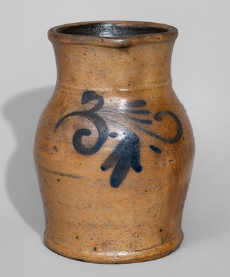 Small-Sized Stoneware Pitcher attrib. Wingender Pottery, Haddonfield, NJ