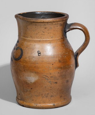 Small-Sized Stoneware Pitcher attrib. Wingender Pottery, Haddonfield, NJ