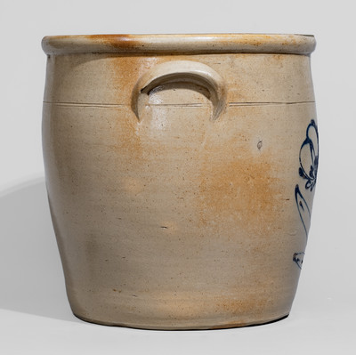 Five-Gallon EVAN R. JONES / PITTSTON, PA Stoneware Jar , c1875
